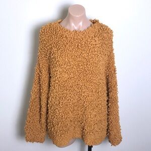 Listicle Golden Yellow Popcorn Sweater